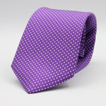 Cruciani &amp; Bella
100% Printed Silk

Self-Tipped
Purple, White Pindots Tie
Handmade in Rome, Italy.

8 cm x 150 cm
#8853
