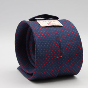 Cruciani &amp; Bella
100% Silk
Printed
Self-Tipped
Blue and Red Pin Dots Tie
Handmade in Rome, Italy.
8 cm x 150 cm
#9303