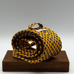 Cruciani &amp; Bella
100% Printed Silk&nbsp;
Tipped
Yellow, Red and Light Blue Motif Tie
Handmade in Italy
8 cm x 148 cm
New Old Stock