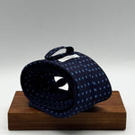 Cruciani &amp; Bella
100% Printed Silk&nbsp;
Tipped
Blue, Red and Light Blue Motif Tie
Handmade in Italy
8 cm x 148 cm
New Old Stock