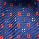 Cruciani &amp; Bella
100% Printed Silk&nbsp;
Tipped
Blue and Red Motif Tie
Handmade in Italy
8 cm x 148 cm
New Old Stock