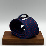 Cruciani &amp; Bella
100% Printed Silk&nbsp;
Tipped
Blue and Red Motif Tie
Handmade in Italy
8 cm x 148 cm
New Old Stock