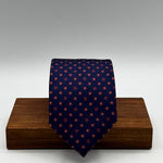 Cruciani &amp; Bella
100% Printed Silk&nbsp;
Tipped
Blue, Red and Light Blue Floral Motif Tie
Handmade in Italy
8 cm x 148 cm
New Old Stock