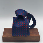 Cruciani &amp; Bella
100% Printed Silk&nbsp;
Tipped
Blue and Red Motif Tie
Handmade in Italy
8 cm x 148 cm
New Old Stock