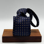 Cruciani &amp; Bella
100% Printed Silk&nbsp;
Tipped
Blue, Light Blue and Beige Floral Motif Tie
Handmade in Italy
8 cm x 148 cm
New Old Stock