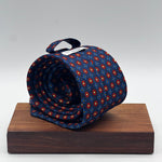 Cruciani &amp; Bella
100% Printed Silk&nbsp;
Tipped
Blue Red and Light Yellow Motif Tie
Handmade in Italy
8 cm x 148 cm
New Old Stock