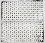 Cruciani &amp; Bella
Hand-rolled&nbsp;&nbsp;
100% Silk
White, Red, Yellow and Light Blue&nbsp;
Sea Motif Pocket Square
Made in Italy
33 cm X 33 cm
#10069