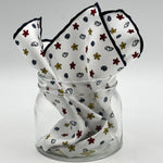 Cruciani &amp; Bella
Hand-rolled&nbsp;&nbsp;
100% Silk
White, Red, Yellow and Light Blue&nbsp;
Sea Motif Pocket Square
Made in Italy
33 cm X 33 cm
#10069