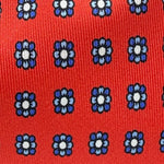 Cruciani &amp; Bella
100% Printed Silk&nbsp;
Tipped
Red, Light Blue and White Motif Tie
Handmade in Italy
8,5 cm x 148 cm
New Old Stock
#10147