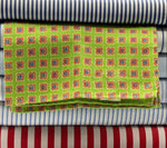 Cruciani &amp; Bella
Hand-rolled&nbsp;&nbsp;
100% Linen
Light Green, Orange, Red and Blue
Motif Pocket Square
Made in Italy
33 cm X 33 cm
#0536
