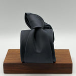 Holliday & Brown Vintage -  Silk  - Grey  Plain Tie #6585