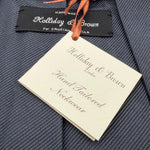 Holliday & Brown Vintage -  Silk  - Grey  Plain Tie #6585