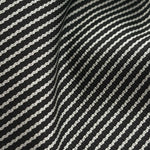 Holliday &amp; Brown Vintage
100% Silk
Tipped
Black and Off White Stripes Tie
Handmade in England
9 cm x 146 cm
#10193