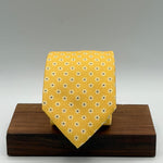 Cruciani &amp; Bella

Cotton 70% Silk 30%
Tipped
Yellow, White and Light Blue Floral Motif Tie
Handmade in Italy
8 cm x 148 cm
New Old Stock
#10196