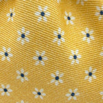Cruciani &amp; Bella

Cotton 70% Silk 30%
Tipped
Yellow, White and Light Blue Floral Motif Tie
Handmade in Italy
8 cm x 148 cm
New Old Stock
#10196