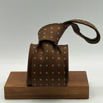 Drake's for Cruciani &amp; Bella
100% Silk
Tipped
Brown Tie
Pink and Light Green Tie
Handmade in England
9 cm x 146 cm
#6510