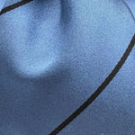 Drake's -  Silk Satin - Light Blue and Blue Stripes Tie #5408