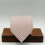 Drake's for Cruciani &amp; Bella
100% Printed Silk&nbsp;
Self Tipped
White, Light Blue and Red Motif
Handmade in England
9,5 cm x 148 cm