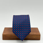 Cruciani &amp; Bella
100% Printed Silk&nbsp;
Tipped
Blue, Red and Yellow Motif Tie
Handmade in Italy
8,5 cm x 148 cm
New Old Stock
#10446