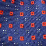 Cruciani &amp; Bella
100% Printed Silk&nbsp;
Tipped
Blue, Red and Yellow Motif Tie
Handmade in Italy
8,5 cm x 148 cm
New Old Stock
#10446