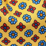 Cruciani &amp; Bella
100% Printed Silk&nbsp;
Tipped
Yellow, Red LIght Blue Motif Tie
Handmade in Italy
8,5 cm x 148 cm
New Old Stock
#10444