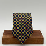 Cruciani &amp; Bella
100% Printed Silk&nbsp;
Tipped
Blue, Red and Yellow Motif Tie
Handmade in Italy
8,5 cm x 148 cm
New Old Stock
#10458
