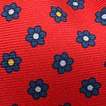 Cruciani &amp; Bella
100% Printed Silk&nbsp;
Tipped
Red , Blue, Yellow and Light Blue Motif Tie
Handmade in Italy
8,5 cm x 148 cm
New Old Stock
#10516