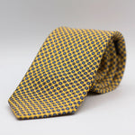 Holliday & Brown - Printed Silk - Yellow, Blue, Light Blue and White Tie