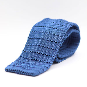 Cruciani & Bella - Knitted Silk - Light Blue Knitted Tie