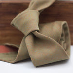 Cruciani & Bella Smith Woolens Solaro - Herringbone 100% Wool worsted - 355gr 11/12 oz Unlined Hand rolled blades Herringbone Solaro Tie Handmade in Italy