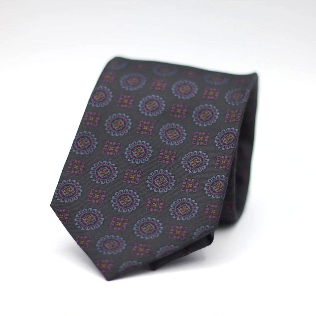 Black, with Orange, Purple and Light Blue &nbsp;motif tie&nbsp;