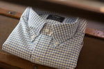 100% Cotton Made in Somerset, England Button-Down Collar with Brushed, Floating Interlining Box Pleat Single Rounded One-Button Cuff Chest Pocket Whipped 18L Mother of Pearl Buttons