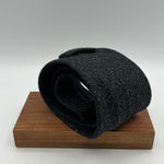 Drake's for Cruciani & Bella 100% Cachemire Tipped Dark Grey and Light Grey Malange  Handmade in England 9 cm x 149 cm #6485