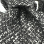 Drake's - Alpaca Wool Nylon  - Dark Grey Melange  Unlined Tie  #6019