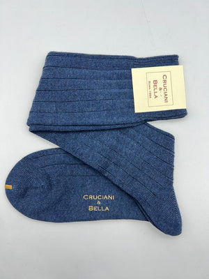 Cruciani & Bella - Ribbed Socks - Knee-High - One size