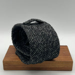 Drake's - Alpaca Wool Nylon  - Dark Grey Melange  Unlined Tie  #6019