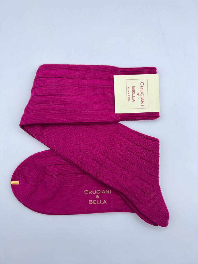 Cruciani & Bella - Ribbed Socks - Knee-High - One size