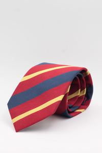Red, Blue and Yellow stripe tie