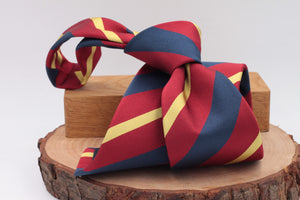 Red, Blue and Yellow stripe tie