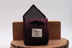 100% Grenadine garza fina silk Unlined Hand rolled blades Burgundy plain tie Handmade in Rome, Italy 8 cm x 150 cm N.B :