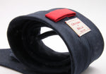 Cruciani & Bella 60% Linen, 40% Silk  Italian fabric Unlined Dark Blue unlined plain tie Handmade in Italy 8 cm x 150 cm