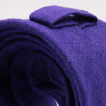 Drake's for Cruciani e Bella 100%  Tussah Silk Purple Unlined Tie Handmade in London, England 7 cm x 149 cm #5349