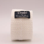 Drake's for Cruciani & Bella 100% Knitted Cotton White knitted tie Handmade in Germany 6 cm x 145 cm #5235