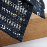 Cruciani & Bella 100% Silk Garza Sottile Woven in Italy Unlined Hand rolled blades Blue and White Handmade in Italy 8 cm x 150 cm #6188