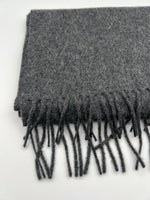 Joshua Ellis - 100% Cachemire - Scarf - 30x180 cm - Grey Plain #6069