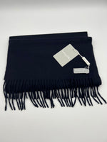 Joshua Ellis 100% Cachemire Made In England 30 x 180 cm Blue Plain #6070