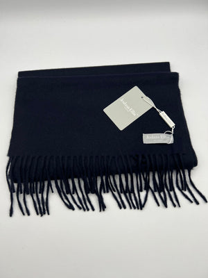 Joshua Ellis 100% Cachemire Made In England 30 x 180 cm Blue Plain #6070
