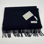 Joshua Ellis 100% Cachemire Made In England 30 x 180 cm Blue Plain #6070
