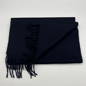 Joshua Ellis 100% Cachemire Made In England 30 x 180 cm Blue Plain #6070