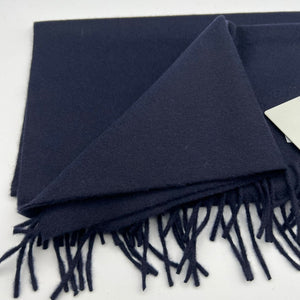 Joshua Ellis 100% Cachemire Made In England 30 x 180 cm Blue Plain #6070